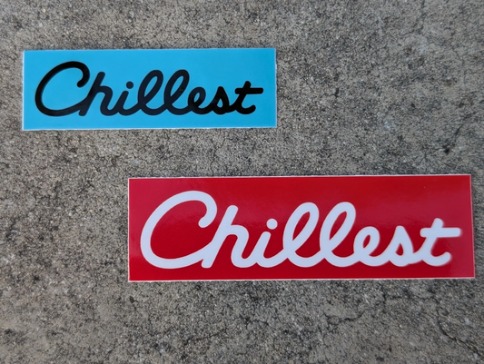 Chillest Supreme Sticker Pack (variety pack of 4)